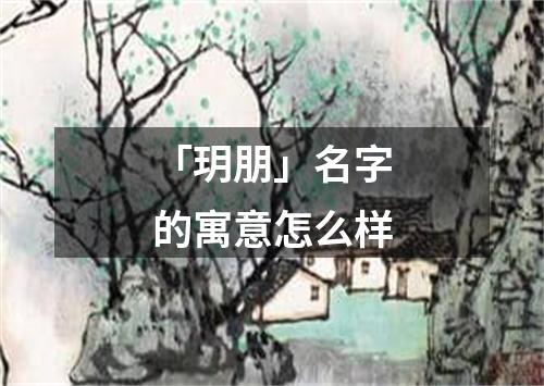 「玥朋」名字的寓意怎么样