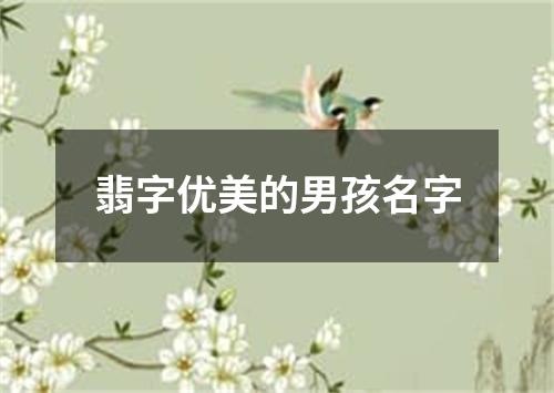 翡字优美的男孩名字