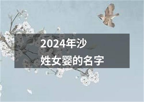 2024年沙姓女婴的名字