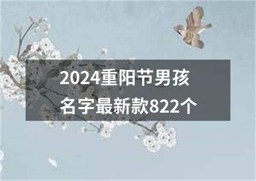 2024重阳节男孩名字最新款822个