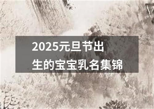 2025元旦节出生的宝宝乳名集锦