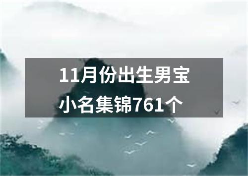 11月份出生男宝小名集锦761个