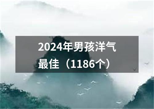 2024年男孩洋气最佳（1186个）