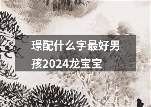 璟配什么字最好男孩2024龙宝宝