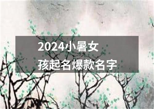 2024小暑女孩起名爆款名字