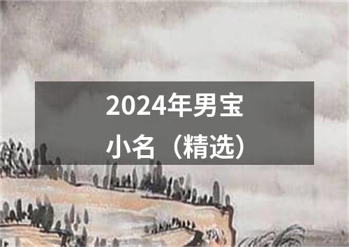 2024年男宝小名（精选）