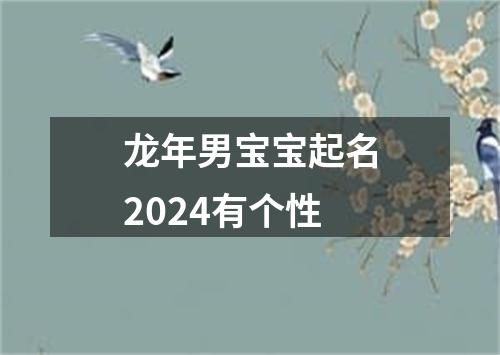 龙年男宝宝起名2024有个性