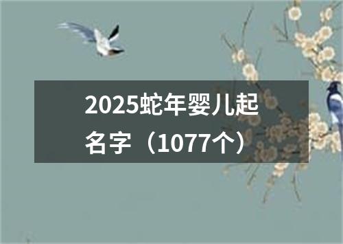 2025蛇年婴儿起名字（1077个）