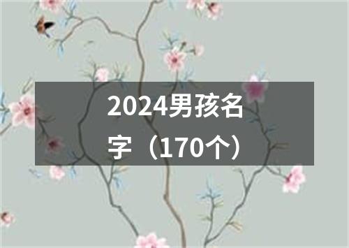 2024男孩名字（170个）