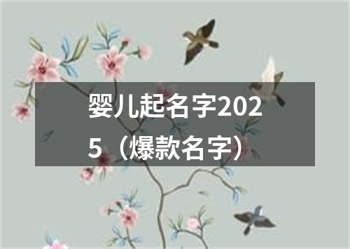 婴儿起名字2025（爆款名字）