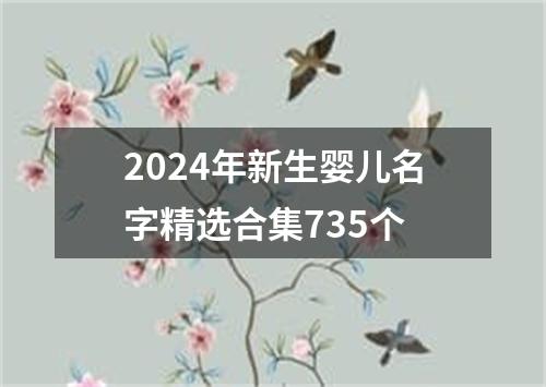 2024年新生婴儿名字精选合集735个