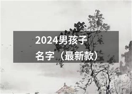 2024男孩子名字（最新款）