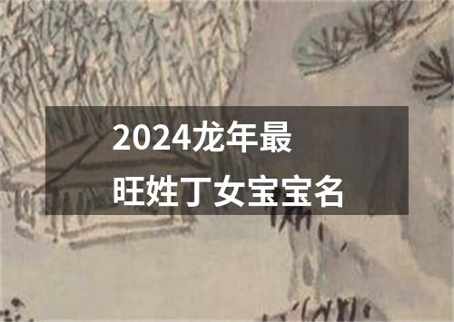 2024龙年最旺姓丁女宝宝名