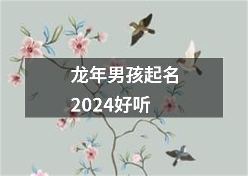 龙年男孩起名2024好听