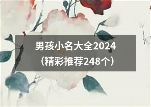 男孩小名大全2024（精彩推荐248个）