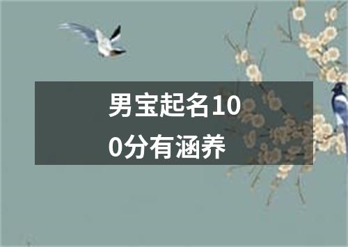 男宝起名100分有涵养