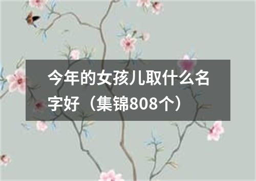 今年的女孩儿取什么名字好（集锦808个）