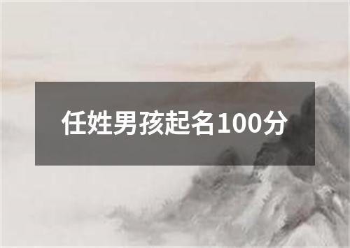 任姓男孩起名100分