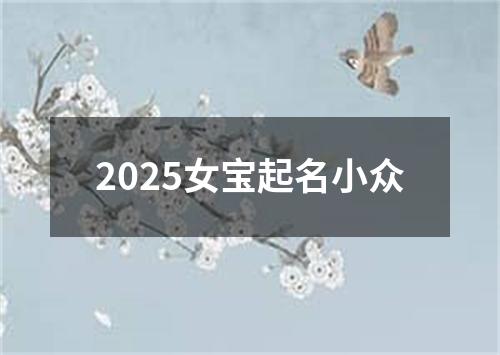 2025女宝起名小众