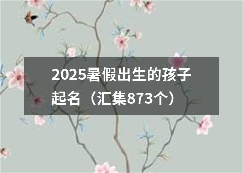 2025暑假出生的孩子起名（汇集873个）