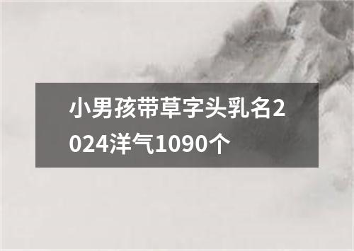 小男孩带草字头乳名2024洋气1090个