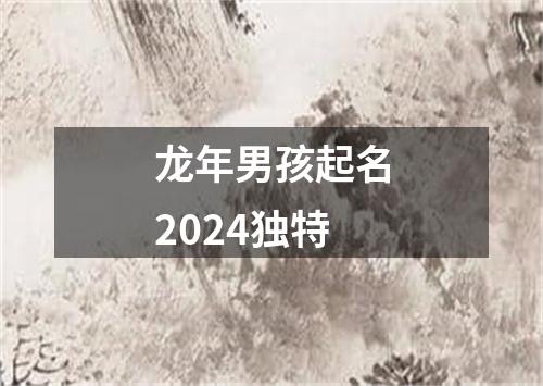 龙年男孩起名2024独特