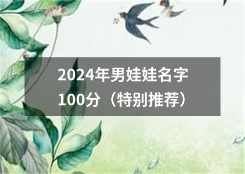 2024年男娃娃名字100分（特别推荐）