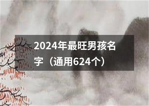 2024年最旺男孩名字（通用624个）