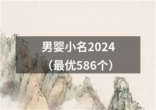 男婴小名2024（最优586个）