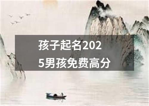 孩子起名2025男孩免费高分