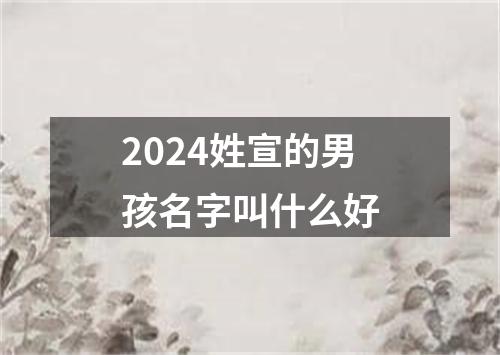 2024姓宣的男孩名字叫什么好