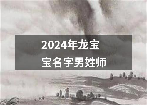 2024年龙宝宝名字男姓师