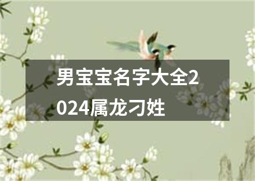 男宝宝名字大全2024属龙刁姓