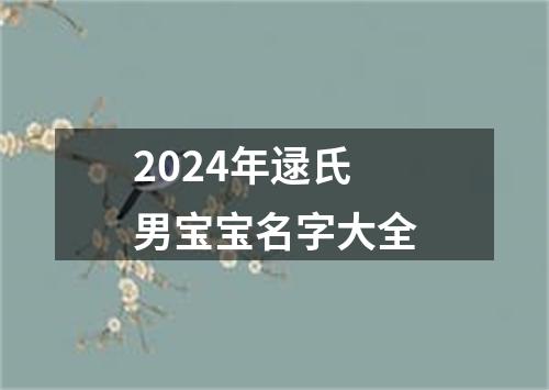 2024年逯氏男宝宝名字大全