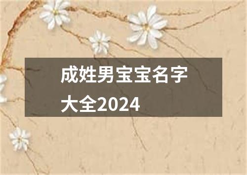 成姓男宝宝名字大全2024