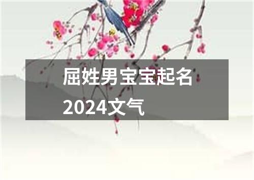 屈姓男宝宝起名2024文气