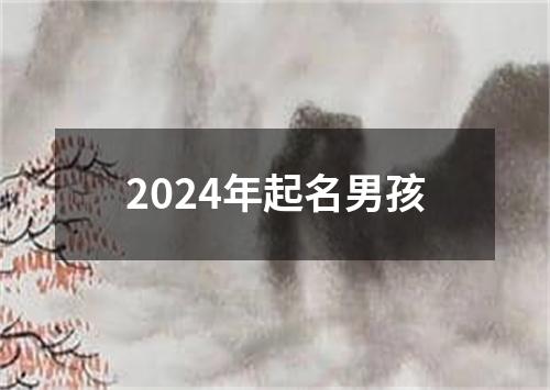 2024年起名男孩