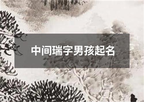 中间瑞字男孩起名