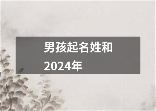 男孩起名姓和2024年