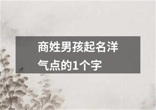 商姓男孩起名洋气点的1个字