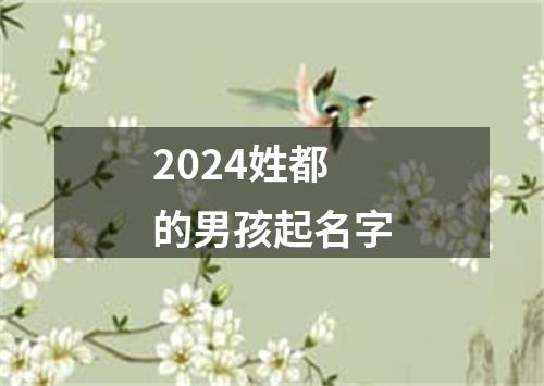 2024姓都的男孩起名字