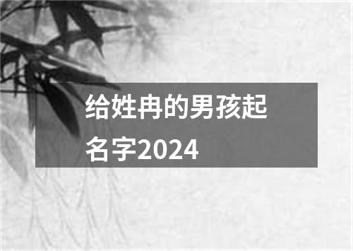 给姓冉的男孩起名字2024