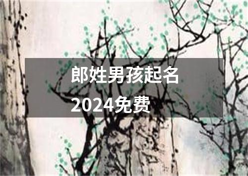 郎姓男孩起名2024免费