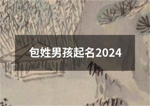 包姓男孩起名2024