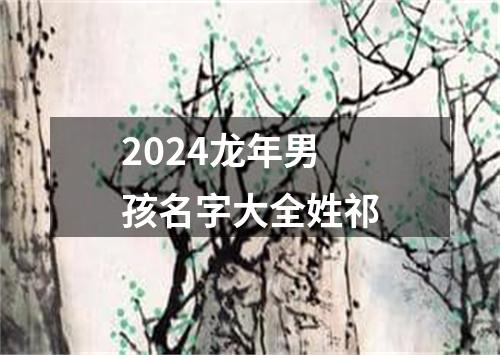 2024龙年男孩名字大全姓祁