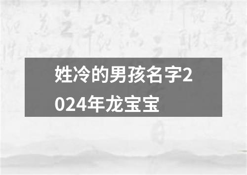 姓冷的男孩名字2024年龙宝宝