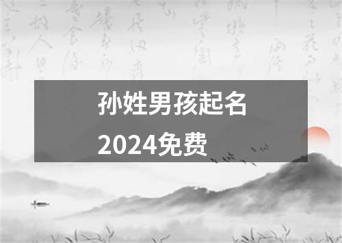 孙姓男孩起名2024免费