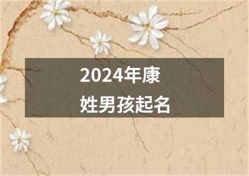 2024年康姓男孩起名