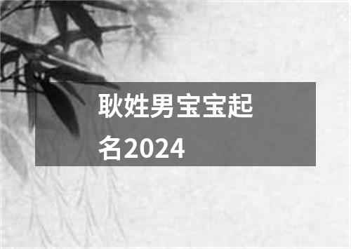 耿姓男宝宝起名2024