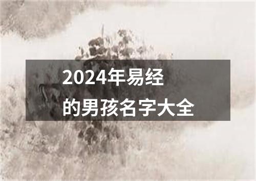 2024年易经的男孩名字大全